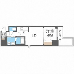 ラクラス堺筋本町の物件間取画像